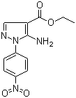 Ethyl 5-amino-1-(4-nitrophenyl)-1H-pyrazole-4-carboxylate molecular structure (CAS 16459-35-1)
