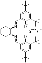 structure of CAS# 164931-83-3, (S,S)-N,N'-Bis(3,5-di-tert-butylsalicylidene)-1,2-cyclohexanediaminochromium(III) chloride