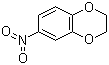 结构式 CAS# 16498-20-7, 6-硝基-1,4-苯并二氧杂环