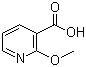 structure of CAS# 16498-81-0, 2-Methoxynicotinic acid