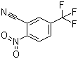 2-硝基-5-(三氟甲基)苯腈分子结构 (CAS 16499-52-8)