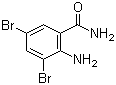 3,5-Dibromoanthranilamide molecular structure (CAS 16524-04-2)