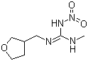 structure of CAS# 165252-70-0, Dinotefuran;1-Methyl-2-nitro-3-(tetrahydro-3-furylmethyl)guanidine