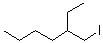 structure of CAS# 1653-16-3, 3-(Iodomethyl)heptane;2-Ethylhexyl iodide