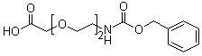 structure of CAS# 165454-06-8, 8-Benzyloxycarbonylamino-3,6-dioxaoctanoic acid;2-[2-(Cbz-amino)ethoxy]ethoxyacetic acid