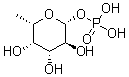 structure of CAS# 16562-59-7, 6-Deoxy-beta-L-galactopyranose 1-(dihydrogen phosphate);beta-L-Fucopyranosyl phosphate
