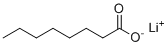 Lithium octanoate molecular structure (CAS 16577-52-9)