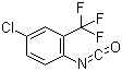 4-Chloro-2-(trifluoromethyl)phenyl isocyanate molecular structure (CAS 16588-69-5)