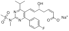 结构式 CAS# 1659301-59-3, 罗舒伐他汀杂质3