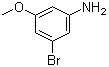 structure of CAS# 16618-68-1, 3-Bromo-5-methoxyaniline