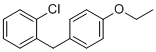 structure of CAS# 1662702-90-0, Dapagliflozin Impurity B;1-Chloro-2-(4-ethoxybenzyl)benzene