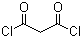结构式 CAS# 1663-67-8, 丙二酰氯
