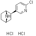 地棘蛙素二盐酸盐分子结构 (CAS 166374-43-2)