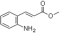 结构式 CAS# 1664-62-6, 3-(2-氨基苯基)-2-丙烯酸甲酯