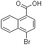结构式 CAS# 16650-55-8, 4-溴-1-萘甲酸