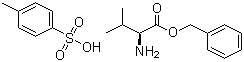 L-缬氨酸苄酯对甲苯磺酸盐分子结构 (CAS 16652-76-9)