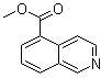 5-Isoquinolinecarboxylic acid methyl ester molecular structure (CAS 16675-59-5)