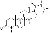 17b-(tert-Butylcarbamoyl)-4-aza-5a-androsten-3-one molecular structure (CAS 166896-74-8)