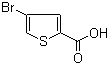 structure of CAS# 16694-18-1, 4-Bromo-2-thiophenecarboxylic acid