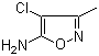 structure of CAS# 166964-09-6, 4-Chloro-3-methyl-5-isoxazolamine