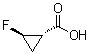 结构式 CAS# 167073-07-6, (1S,2R)-2-氟环丙烷羧酸