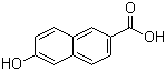 6-Hydroxy-2-naphthoic acid molecular structure (CAS 16712-64-4)