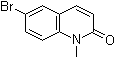 structure of CAS# 16717-25-2, 6-Bromo-1-methyl-2(1H)-quinolinone;6-Bromo-1-methylcarbostyril