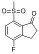 structure of CAS# 1672665-29-0, 4-Fluoro-7-(methylsulfonyl)-2,3-dihydro-1H-inden-1-one;4-Fluoro-7-(methylsulfonyl)-1-indanone