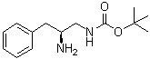 结构式 CAS# 167298-44-4, [(2S)-2-氨基-3-苯基丙基]氨基甲酸叔丁酯