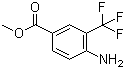 Methyl 4-amino-3-trifluoromethylbenzoate molecular structure (CAS 167760-75-0)