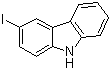 结构式 CAS# 16807-13-9, 3-碘-9H-咔唑
