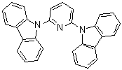结构式 CAS# 168127-49-9, 2,6-二(咔唑-9-基)吡啶
