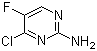 结构式 CAS# 1683-75-6, 4-氯-5-氟嘧啶-2-胺