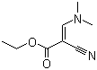 Ethyl 2-cyano-3-(dimethylamino)acrylate molecular structure (CAS 16849-87-9)