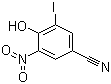structure of CAS# 1689-89-0, Nitroxinil;4-Hydroxy-3-iodo-5-nitrobenzonitrile