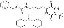 N6-[(Benzyloxy)carbonyl]-N2-[(tert-butoxy)carbonyl]-L-lysine dicyclohexylamine molecular structure (CAS 16948-04-2)