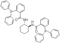 (1S,2S)-(-)-1,2-Diaminocyclohexane-N,N'-bis(2-diphenylphosphinobenzoyl) molecular structure (CAS 169689-05-8)