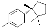 structure of CAS# 16982-00-6, (+)-Cuparene;(R)-1-Methyl-4-(1,2,2-trimethylcyclopentyl)benzene; (R)-Cuparene