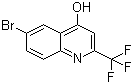 结构式 CAS# 1701-22-0, 6-溴-4-羟基-2-(三氟甲基)喹啉