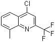 4-Chloro-8-methyl-2-(trifluoromethyl)quinoline molecular structure (CAS 1701-25-3)