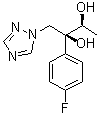 [S-(R*,R*)]-2-(4-Fluorophenyl)-1-(1H-1,2,4-triazol-1-yl)-2,3-butanediol molecular structure (CAS 170505-39-2)