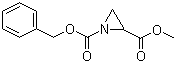 Aziridine-1,2-dicarboxylic acid 1-benzyl ester 2-methyl ester molecular structure (CAS 170701-87-8)