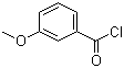 structure of CAS# 1711-05-3, 3-Methoxybenzoyl chloride;m-Anisoyl chloride