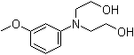 结构式 CAS# 17126-75-9, N,N-二(2-羟基乙基)-3-甲氧基苯胺