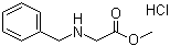 N-Benzylglycine methyl ester hydrochloride molecular structure (CAS 17136-35-5)