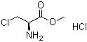 3-Chloro-L-alanine methyl ester hydrochloride molecular structure (CAS 17136-54-8)