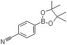 structure of CAS# 171364-82-2, 4-Cyanobenzeneboronic acid pinacol ester;4-(4,4,5,5-Tetramethyl-1,3,2-dioxaborolan-2-yl)benzonitrile