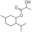 结构式 CAS# 17162-29-7, 乳酸薄荷酯; 2-羟基丙酸-5-甲基-2-(1-甲基乙基)环己酯