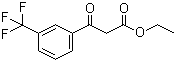structure of CAS# 1717-42-6, Ethyl (3-trifluoromethylbenzoyl)acetate;Ethyl 3-[3-(trifluoromethyl)phenyl]-3-oxopropanoate