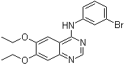 structure of CAS# 171745-13-4, N-(3-Bromophenyl)-6,7-diethoxy-4-quinazolinamine